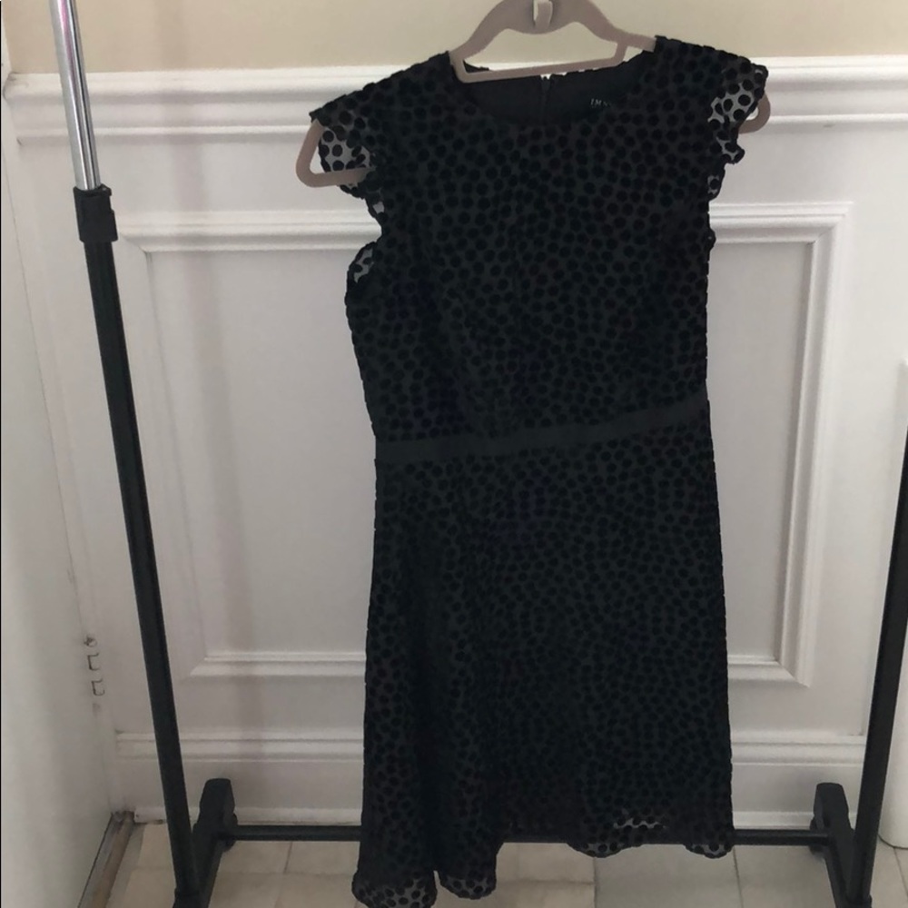 Isaac Mizrahi flitter sleeve party dress